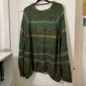 Target "Mossimo" Green striped sweater